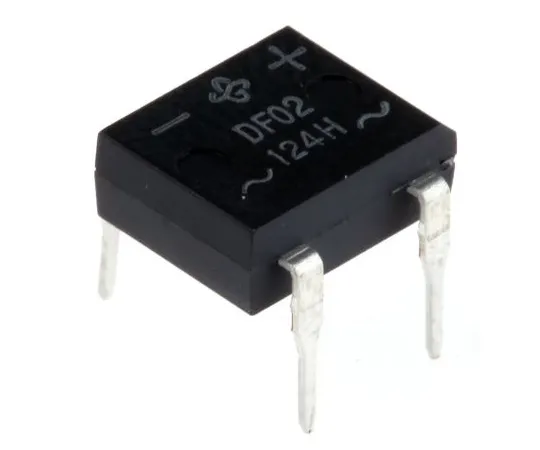 63-4898-80 Vishay DF02M-E3/45, Bridge Rectifier, 1A 200V, 4-Pin DF-M DF02M-E3/45