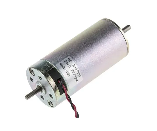 63-4740-46 RS Pro Brushed DC Motor, 20 W, 24 V dc, 8.1 Ncm, 5300 rpm 235-7831