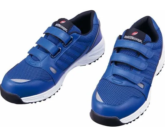 64-0986-88 Safety Shoes Velcro Royal Blue 22.0 cm S2182