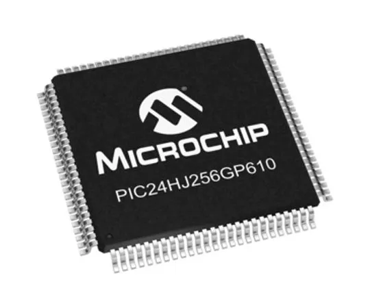 63-4896-08 Microchip, 16bit PIC Microcontroller, 40MIPS, 256 kB Flash, 100-Pin TQFP PIC24HJ256GP610-I/PF