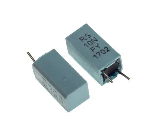 63-4791-29 RS PRO Polystyrene Capacitor 10nF 63V dc ±1% Tolerance Through Hole 7.5mm diameter 426-3110