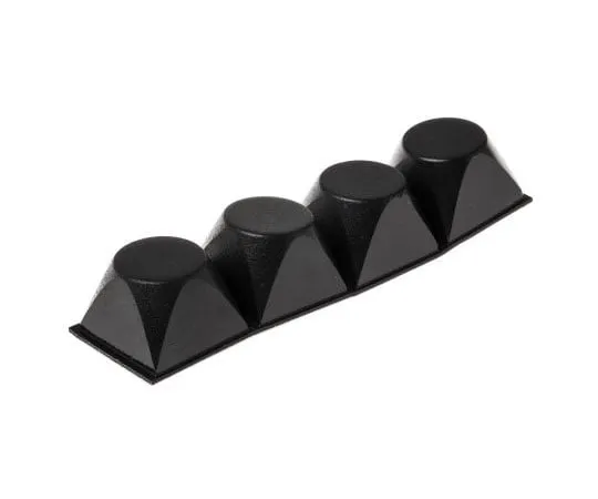 63-4722-05 3M Tapered Square Anti Vibration Feet SJ 5514 BLACK Natural Rubber +66°C -34°C SJ 5514 BLACK