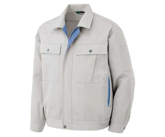 65-1232-23 Work Clothes, Male/Female Pair Blouson Silver Gray SS G561-UE-SS G561-UE-SS