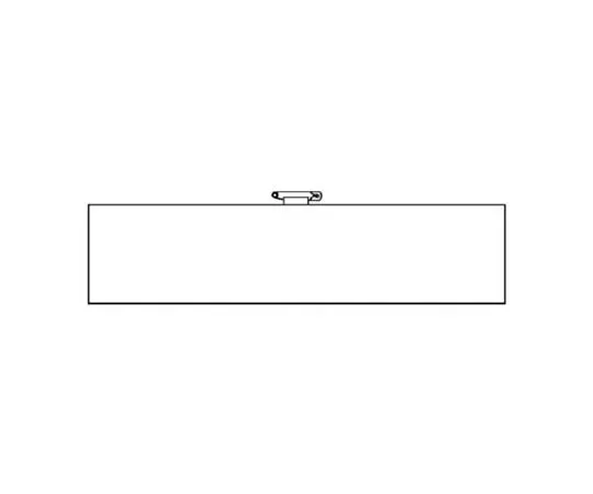 62-0028-84　［Discontinued］Room Name Display Panel Ophthalmic Acrylic (White) 80 x 240 x 3 Thickness　36680