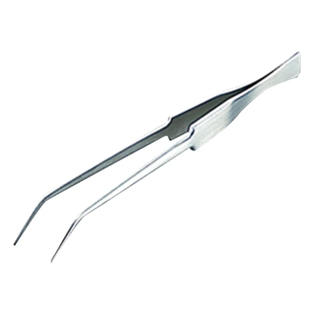 2-5661-11 Engineering Tweezers (Curved Tip) 19cm