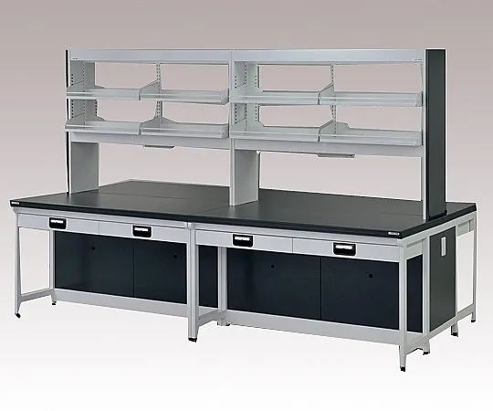 3-2057-01　［Discontinued］Central Laboratory Bench Steel Type 1800 x 1500 x 850/1950　AB-1815-RAC