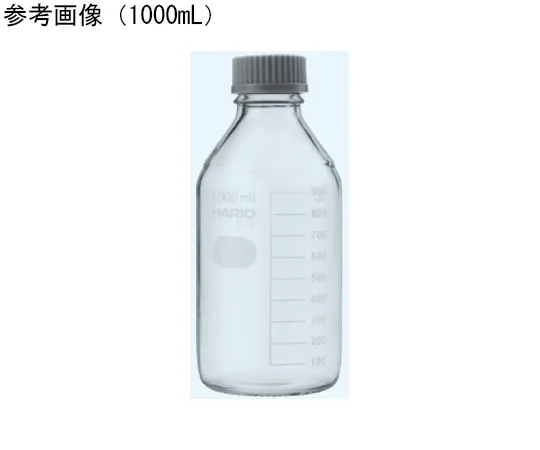 65-8683-87 Heat-Resistant Screw Cap Bottle White 50 mL 667-50