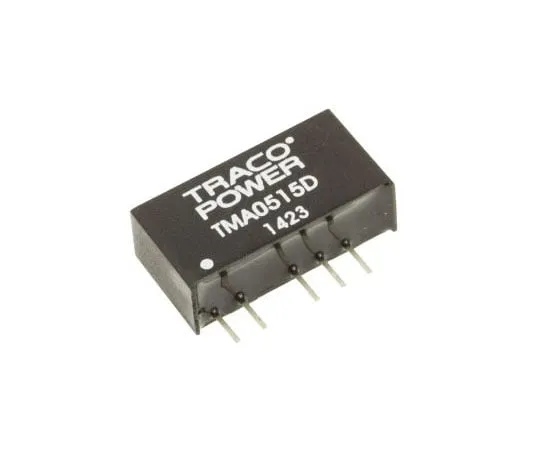 63-4721-56 TRACOPOWER TMA 1W Isolated DC-DC Converter Through Hole, Voltage in 4.5 → 5.5 V dc, Voltage out ±15V dc TMA 0515D
