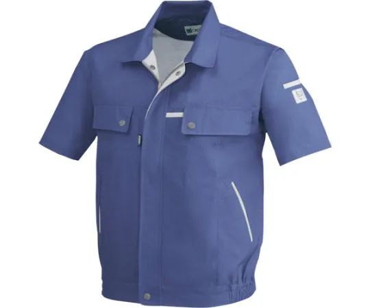 65-8357-65 Short Sleeve Blouson Navy 3L 1551-10-3L