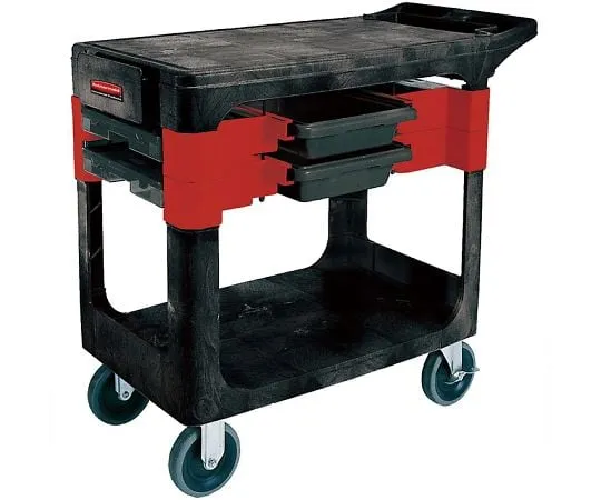 64-3541-78 Trade Cart Work Cart/Tool Wagon φ 127 W 965 x D 489 x H 848mm RM6180BK