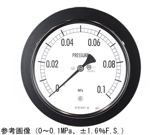 65-4280-97-20 Normal Pressure Gauge (Φ100) Embedded D Frame (Mounting Bracket) with 0.06 MPa Inspection Certificate AE15-181