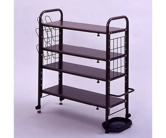 63-3970-06　［Discontinued］Flexible Shoe Rack Brown　FSW78RBR