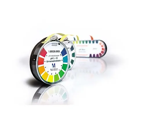 61-0307-35 Lead(II) Acetate pH Test Paper Roll Type (4.8m), With Color Scale 109511 3Rolls 1.09511.0003