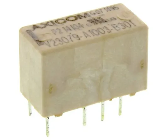 63-4747-31 TE ConnectivityP2 DPDT Non-Latching Relay PCB Mount, 12V dc Coil, 2A V23079A1003B301