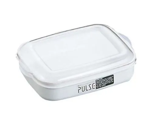 61-6572-98 Microwave Container Pulse Range Square PL-1004 White 5648800