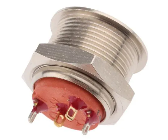 63-4720-80 APEM Single Pole Single Throw (SPST) Momentary Red LED Push Button Switch, 19.2 (Dia.)mm, Screw Mount, 24/48V dc AV09C7L3D2006