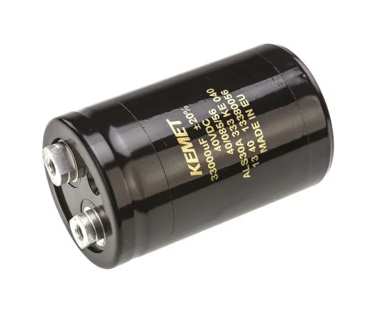 63-4778-07 KEMET 33000μF 40V dc Aluminium Electrolytic Capacitor, Chassis Mount 51 x 82mm +85°C 51mm 82mm ALS30A333KE040