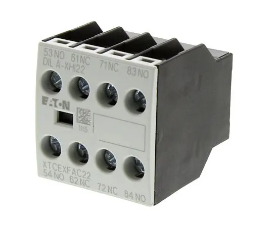 63-4831-18 Eaton DILA, 2NO/2NC (4), Auxiliary Contact, Front Mount, 4 A ac, 10 A dc DILA-XHI22