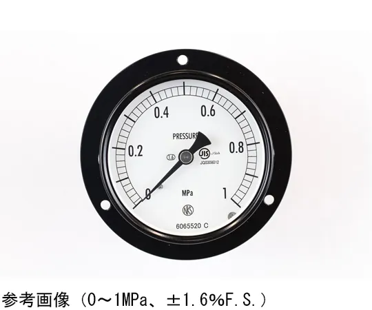65-4274-59-20 Normal Pressure Gauge (Φ75) Embedded D Frame (Mounting Hole) with 0.05 MPa Inspection Certificate AC15-231
