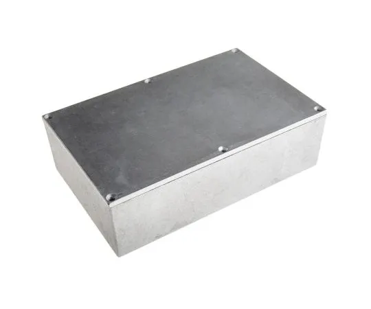 63-4768-42 Hammond Shallow Lid - Thin Wall, Die Cast Aluminium Enclosure, IP54, Shielded, 188 x 120 x 57mm 26827PSLA
