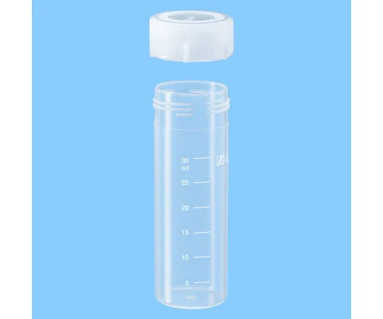 63-2978-32 Flat-Base Tube (with Scale and Writing Space) 30ml 62.555