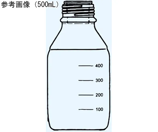 65-8684-04　［Discontinued］Heat Resistant Screw Cap Bottle Only White 50 mL　666-50