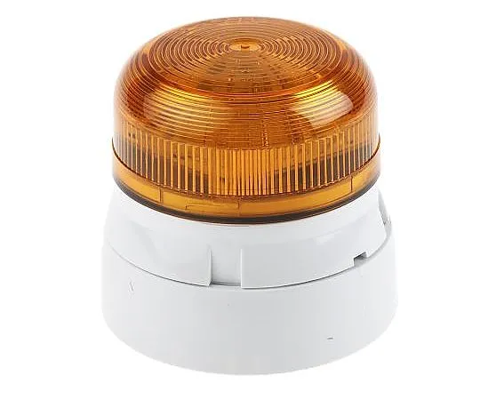 63-4758-99 Xenon, Flashing Beacon Flashguard Xenon Series, Amber, Surface Mount, 12 V dc, 24 V dc 45-713121