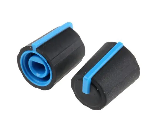 63-4757-21 Sifam Potentiometer Knob, Push-On Type, 11mm Knob Diameter, Black, D Shaped Shaft Type 3/03/DP110-004/237/233