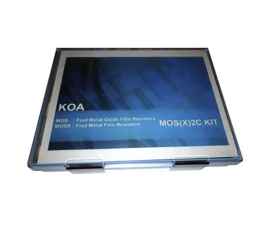 63-4702-31 KOA MOSX Metal Oxide Through Hole 47 Resistor Sample Kit, with 1175 pieces, 0.1 Ω → 100 kΩ MOS(X)2C KIT