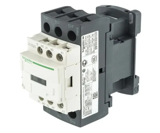 63-4889-44 Schneider Electric 3 Pole Contactor, 25 A, 230 V ac Coil, TeSys D, 3NO, 11 kW LC1D25M7