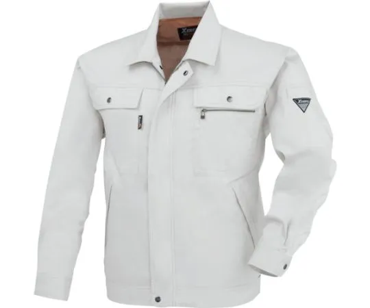 65-8419-36 Long Sleeve Blouson Silver Gray 3L 2094-22-3L