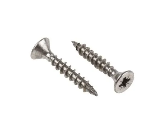 63-4690-86 Pozidriv Countersunk Stainless Steel Wood Screw, A2 304, 5mm Thread, 30mm Length 144-3511