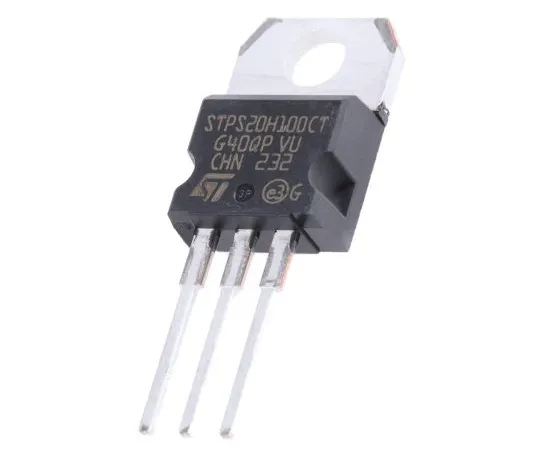 63-4821-26 STMicroelectronics 100V 20A, Dual Schottky Diode, 3-Pin TO-220AB STPS20H100CT STPS20H100CT