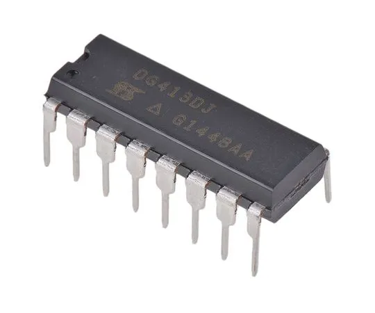 63-4898-01 DG413DJ-E3 Vishay, Analogue Switch Quad SPST, 15 V, 18 V, 24 V, 28 V, 16-Pin PDIP DG413DJ-E3