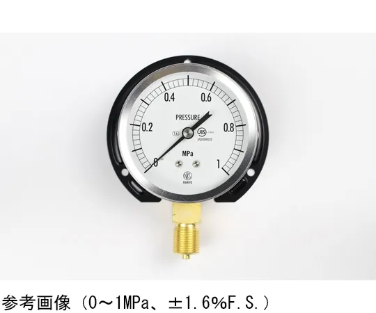 65-4319-98-20 General-Purpose Pressure Gauge (75Φ) Vertical B Frame with 0.16 MPa Inspection Certificate GS51-231
