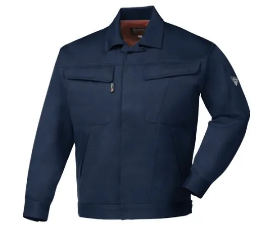 65-8416-74 Wing Type Long Sleeve Blouson Navy 3L 2071-10-3L