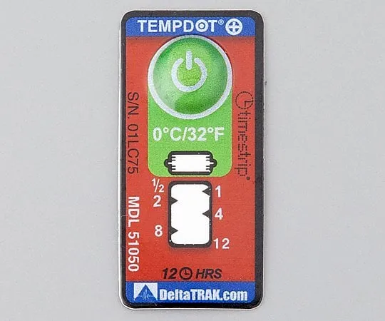 2-3674-01　［Discontinued］Temperature, Time Label TEMPDOT (TM) PLUS 0℃　51050