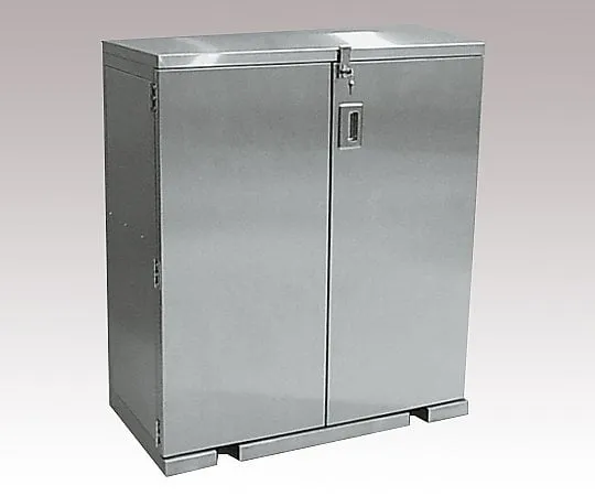 3-2087-01 18-Liter Can Cabinet Double Door Type 6 Cans Storage 860 x 445 x 985