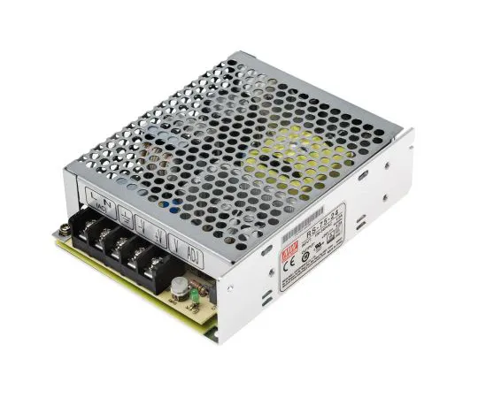 63-4894-47 Mean Well 76.8W 1 Output Embedded Switch Mode Power Supply SMPS, 3.2A, 24V dc Enclosed RS-75-24