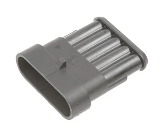 63-4760-55 TE Connectivity AMP Superseal 1.5 Male Connector Housing, 6mm Pitch, 5 Way, 1 Row 282107-1