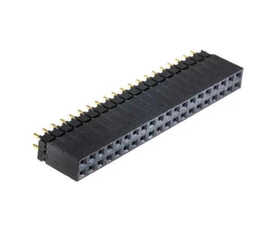 63-4747-02 Samtec 2.54mm 40-Way Multiway Connector, 2-Row Female, Through Hole, ESQ12037GD ESQ12037GD