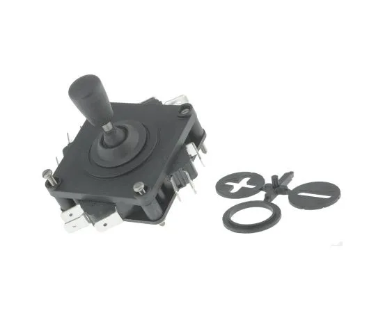 63-4815-59 IP65 Joystick Switch, 2 axes, 16 A @ 250 V ac Solder 250V ac, -20 → +50°C 2V1-7F-11-87