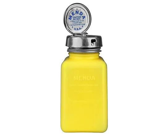 64-2943-86 Dissipative HDPE Yellow Bottle Pure-take 35268