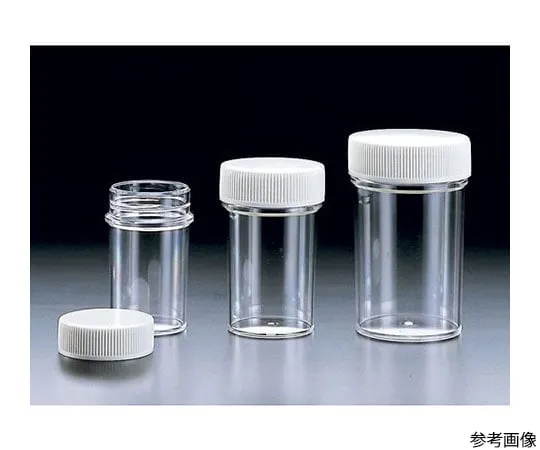 64-3690-72 Styrene Container C-type (Torsion Lid Type) 140mL (50 pcs/case) 02210c