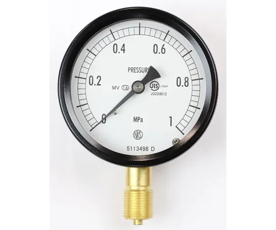 65-4294-72 Sealed Pressure Gauge (75Φ) Vertical A-Frame 1 MPa for Steam and Vibration Resistance BC10-131
