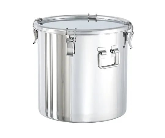 63-1207-29 Sealed Container with Folding Handle (clip type/PTFE) 4L CTHF-PTFE-18