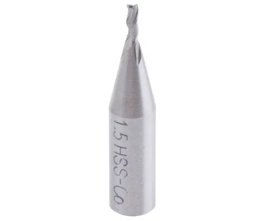 63-4854-75 RS PRO 28 mm HSS End Mill, 4mm Cut Length, 1.5mm Cut Diameter, 3 Flutes 523-0521