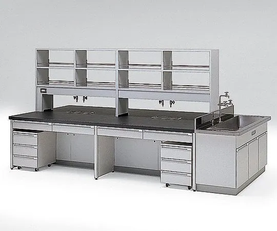 3-5741-01　［Discontinued］Central Laboratory Bench Frame Type 2400 x 1500 x 800/1800　HDX-2415