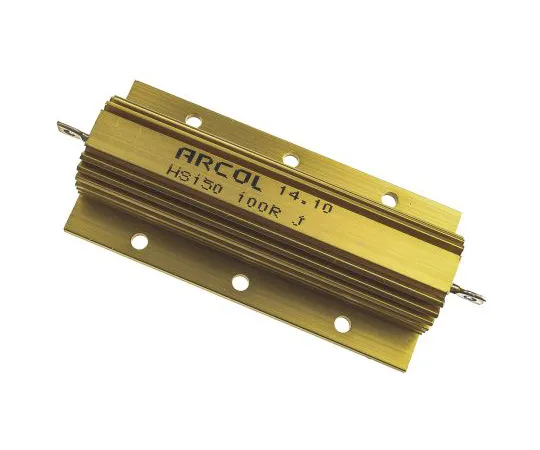 63-4758-84 Arcol HS150 Series Aluminium Ho***d Axial Wire Wound Panel Mount Resistor, 100Ω ±5% 150W HS150 100R J