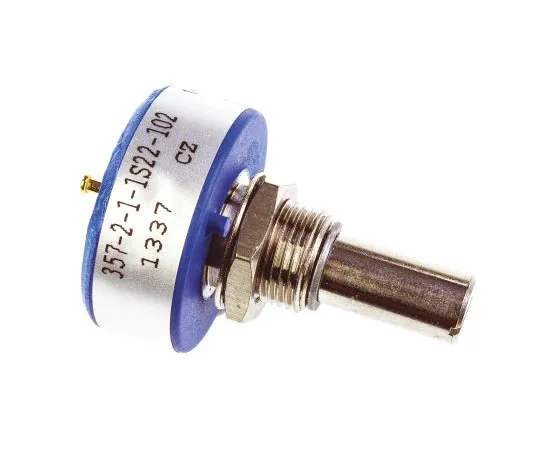 63-4800-33 Vishay 1 Gang Rotary Conductive Plastic Potentiometer with a 6.35 mm Dia. Shaft, 1kΩ, ±20%, 1W, Linear 357B2102MAB251S22 357B2102MAB251S22
